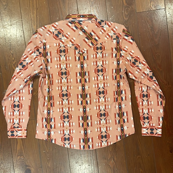 Wrangler retro vibe XL kids pearl snap - Picture 4 of 5